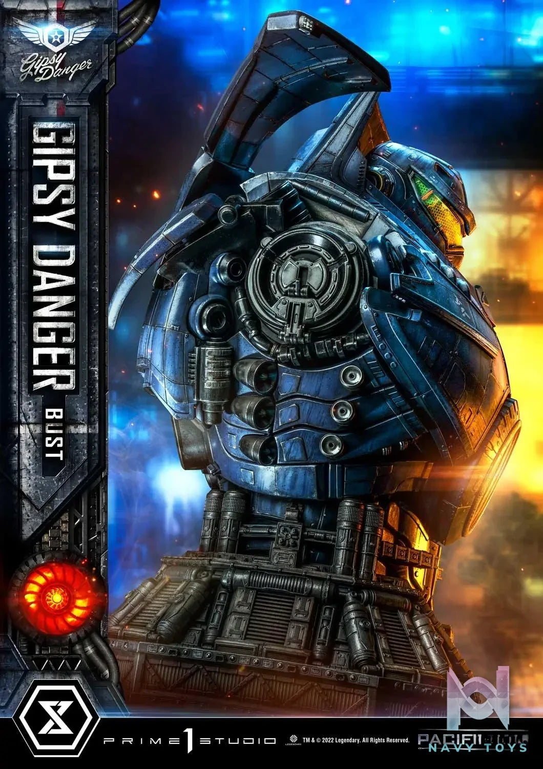Prime 1 Studio – Life Size Bust Pacific Rim Gipsy Danger LSPACRIM-01 LSPACRIM-01DX (Licensed)