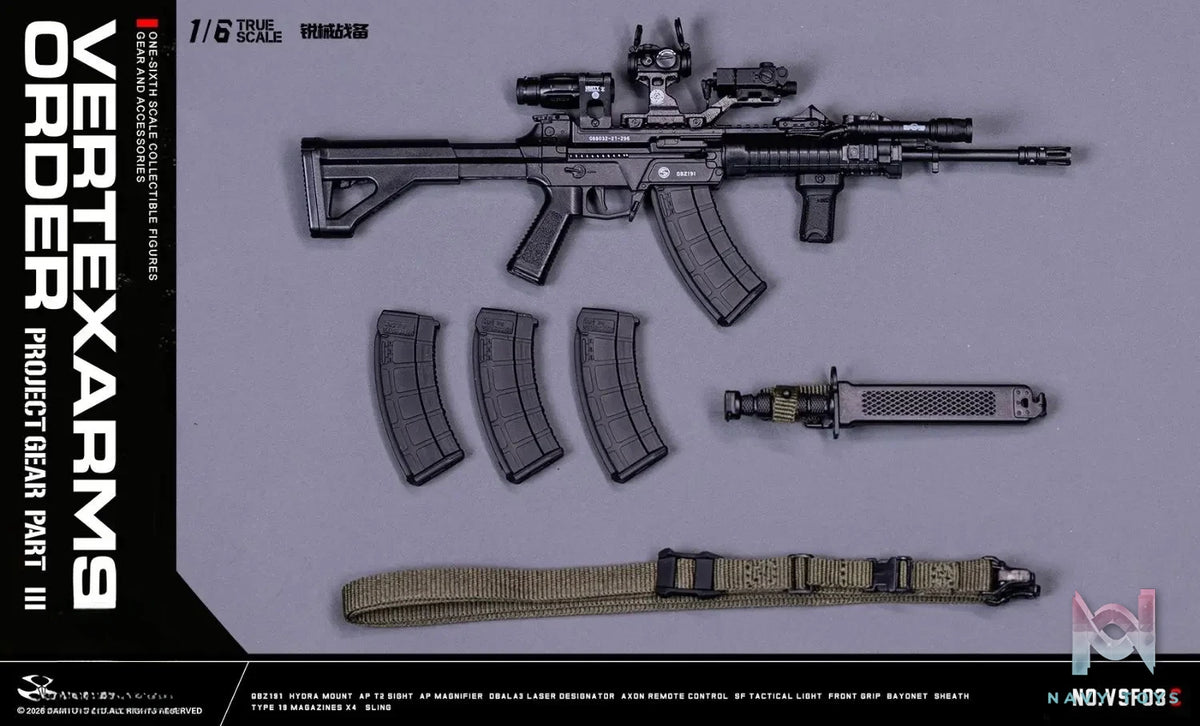 DAMTOYS – 1/6 Sharp Armaments Preparation Weapons Accessory Pack Series 3 VSF03 (Licensed)