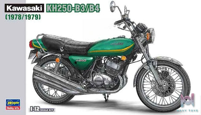 Hasegawa – 1/12 Kawasaki KH250-B3/B4 Plastic Model (Licensed)
