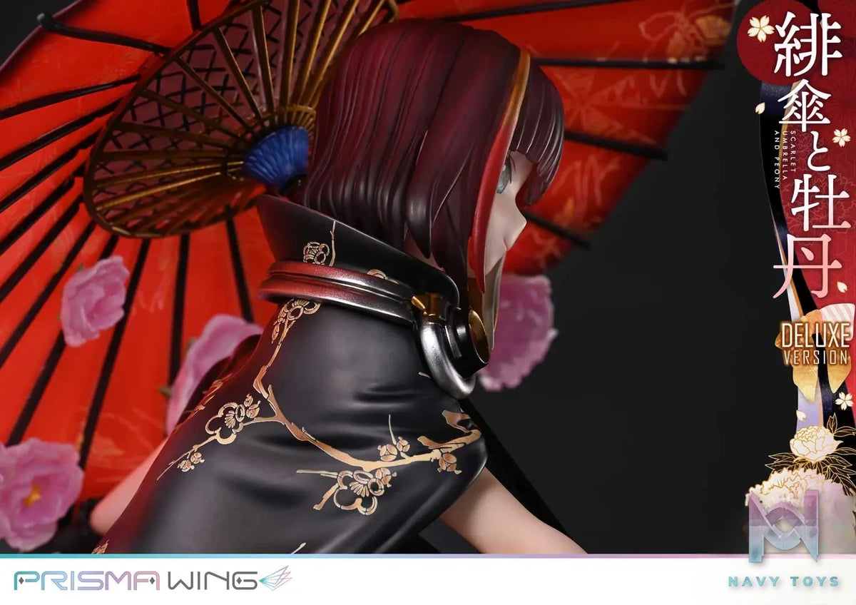 Prime 1 Studio & PRISMA WING Collection – fuzichoco original Illustration Scarlet Umbrella and Peony 1/7 Scale Pre-Painted Figure PWFZCC-01P PWFZCC-01PDX (Licensed)