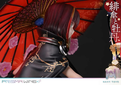 Prime 1 Studio & PRISMA WING Collection – fuzichoco original Illustration Scarlet Umbrella and Peony 1/7 Scale Pre-Painted Figure PWFZCC-01P PWFZCC-01PDX (Licensed)