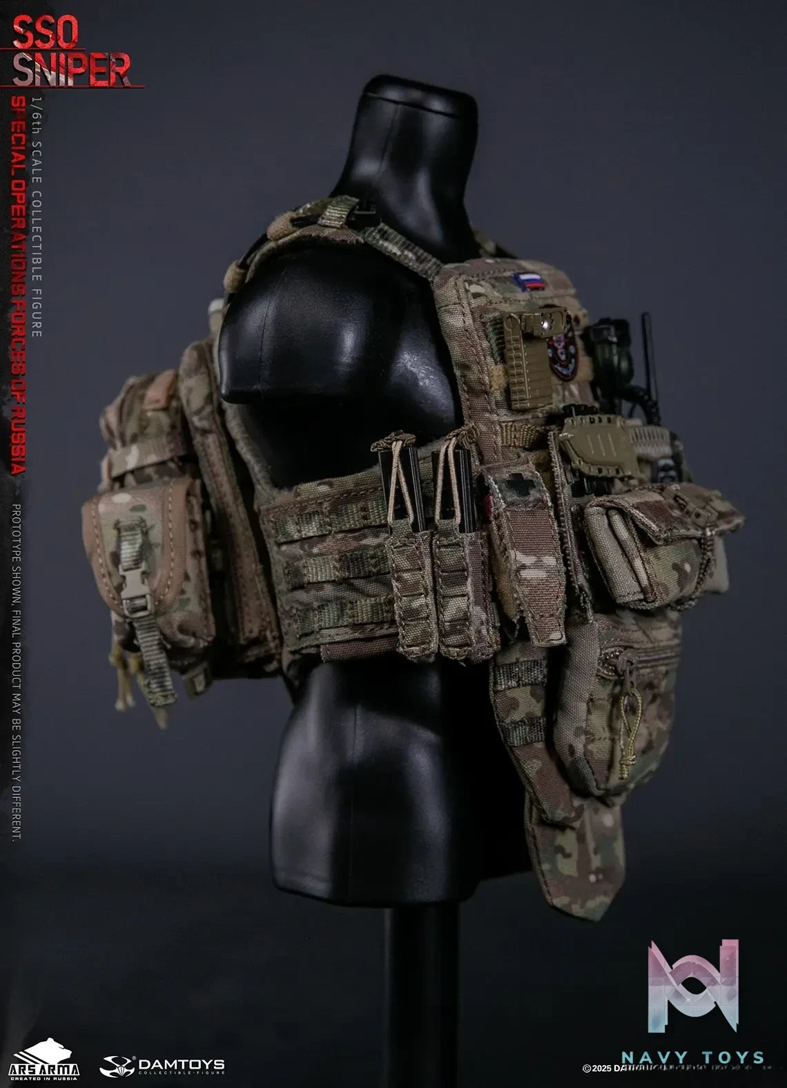 DAMTOYS – 1/6 Scale Russian Federation SSO Special Forces Sniper Item No. 78108 (Licensed)