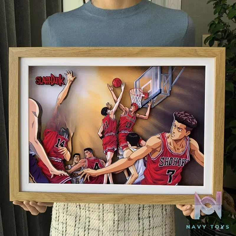 KALA HOME Studio – Slam Dunk Multiple Characters #06 3D Decorative Painting Slam Dunk