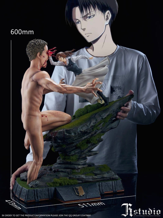 Sasha Blouse vs Titan - Attack on Titan - JR Studio resin statue JR Studio anime figure