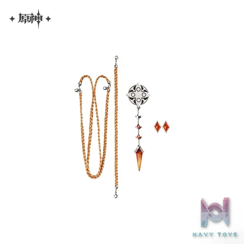 miHoyo – Genshin Impact Frost and Flame series Brooch Set Accessories (Licensed)