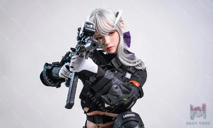 Bezlya – 2.2CF Series 163cm Violet: Bladestorm Hunter 1/1 Scale Silicone Love Doll (Licensed)