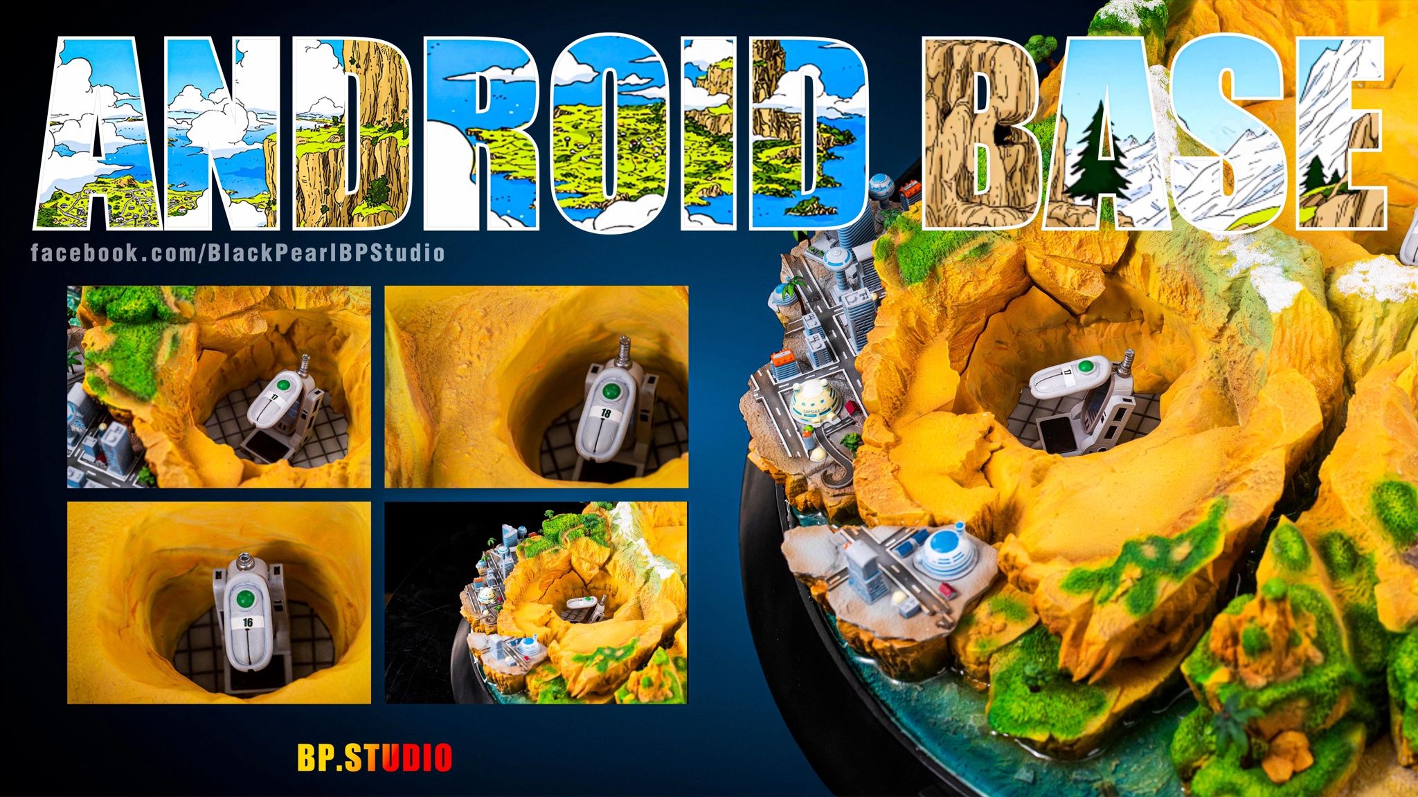 Androids Saga Combination Base - Dragon Ball - BP Studio resin statue Bp Studio anime figure