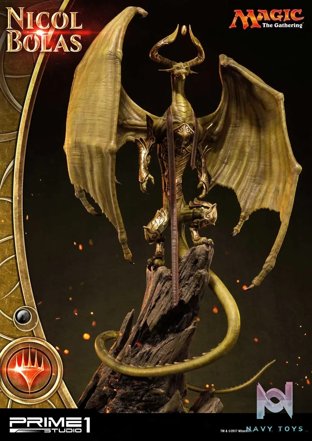 Prime 1 Studio – Premium Masterline Magic: The Gathering Nicol Bolas PMMTG-01 PMMTG-01EX (Licensed)