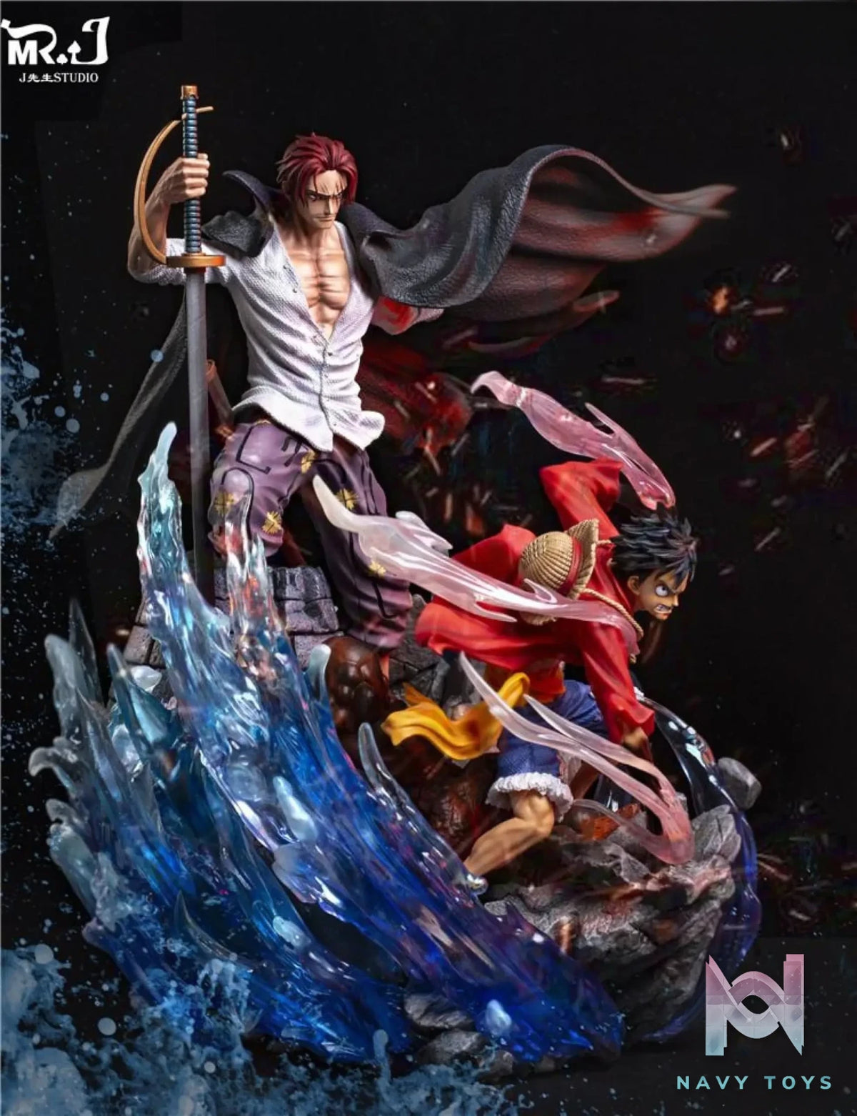 Mr.J Studio – One Piece Luffy and Shanks