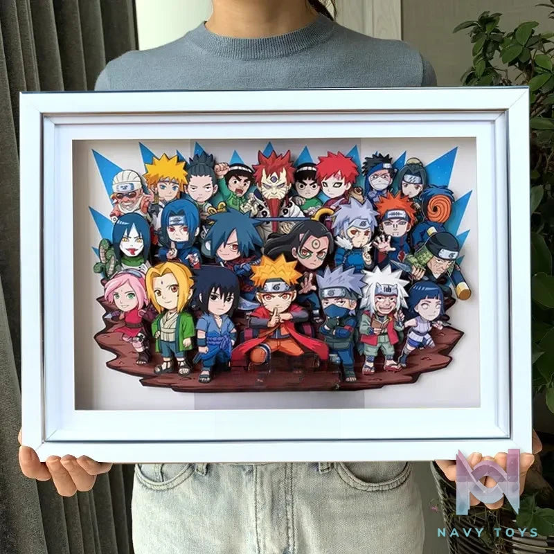 KALA HOME Studio – Naruto Multiple Characters #08 3D Decorative Painting Naruto