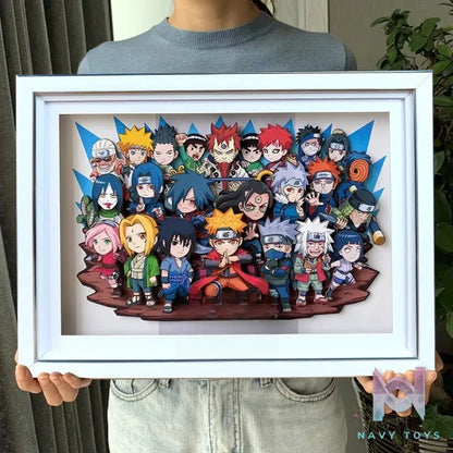 KALA HOME Studio – Naruto Multiple Characters #08 3D Decorative Painting Naruto