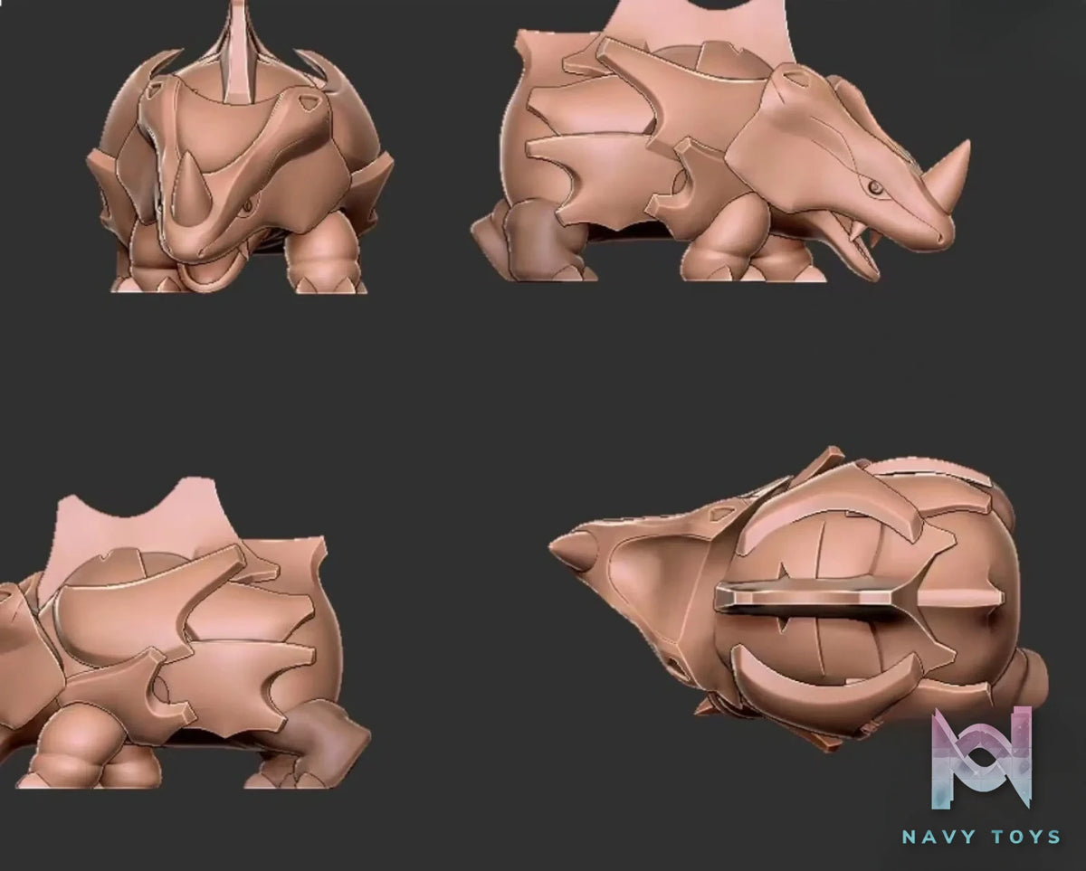 Han Han Studio – Pokémon Rhydon Evolution Group