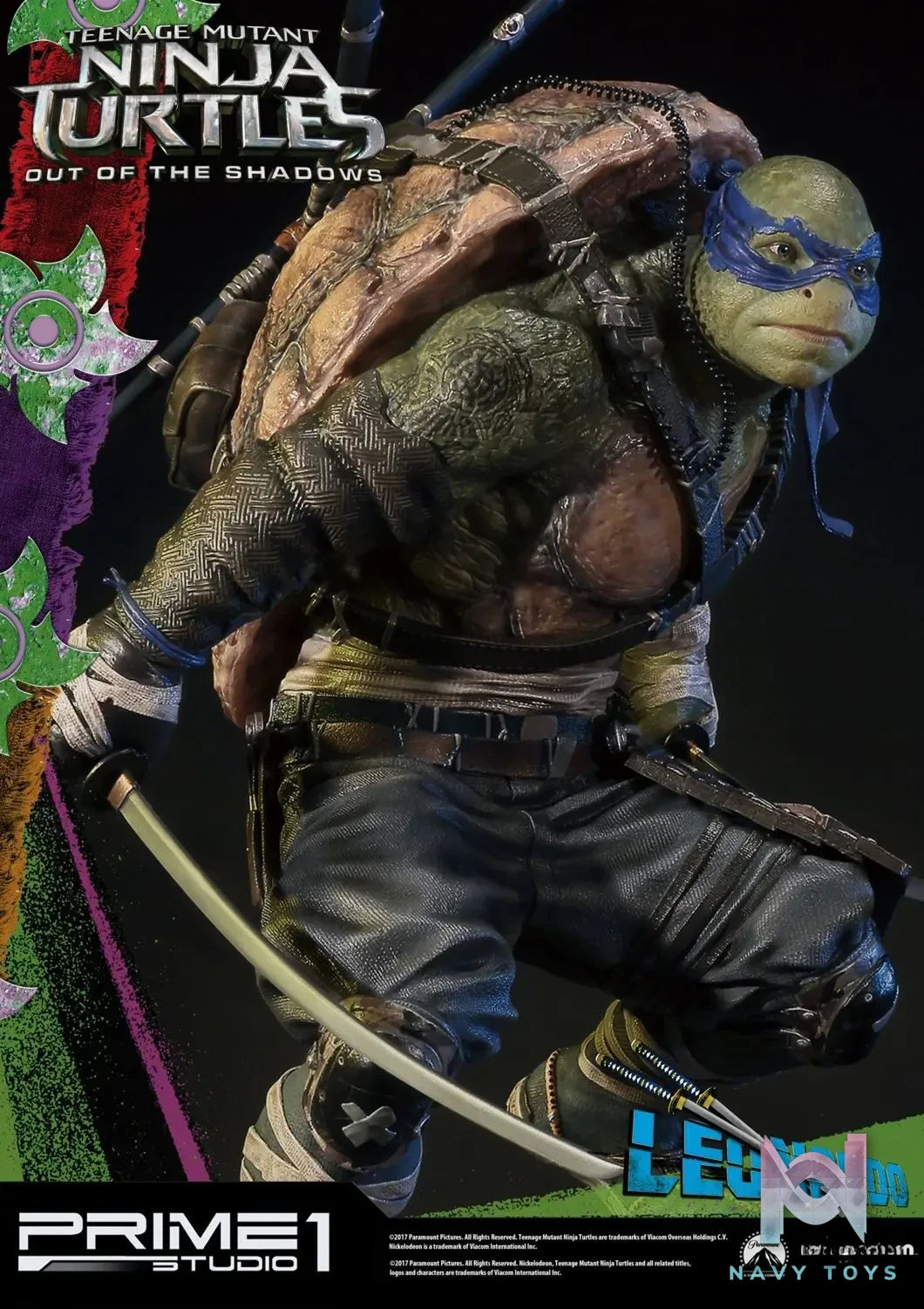 Prime 1 Studio – Premium Masterline Teenage Mutant Ninja Turtles: Out of the Shadows (Film) Leonardo PMTMNT-04 (Licensed)