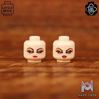 LEYILEBRICK Studio – Cute Girl Posable Head #04 Original