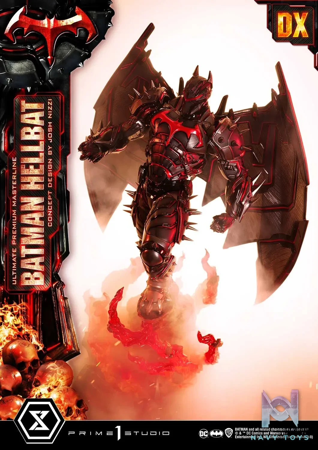 Prime 1 Studio – Ultimate Premium Masterline Batman (Comics) Batman Hellbat Concept Design by Josh Nizzi UPMDC-06 UPMDC-06DX UPMDC-06DXS (Licensed)