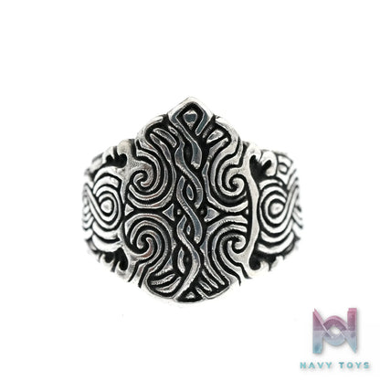 Raven Studio (silver jewelry) – Original Design Viking Style Men’s Ring Original