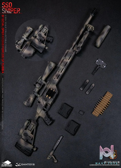 DAMTOYS – 1/6 Scale Russian Federation SSO Special Forces Sniper Item No. 78108 (Licensed)