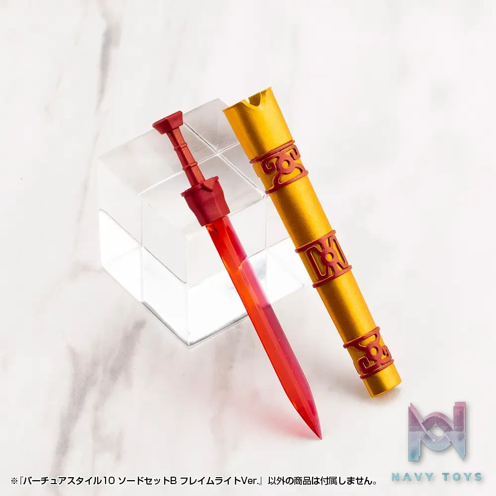 Kotobukiya – M.S.G Modeling Support Goods Virtuous Style09 X Style10 Sword Set A X B Flamerite Ver. (Licensed)