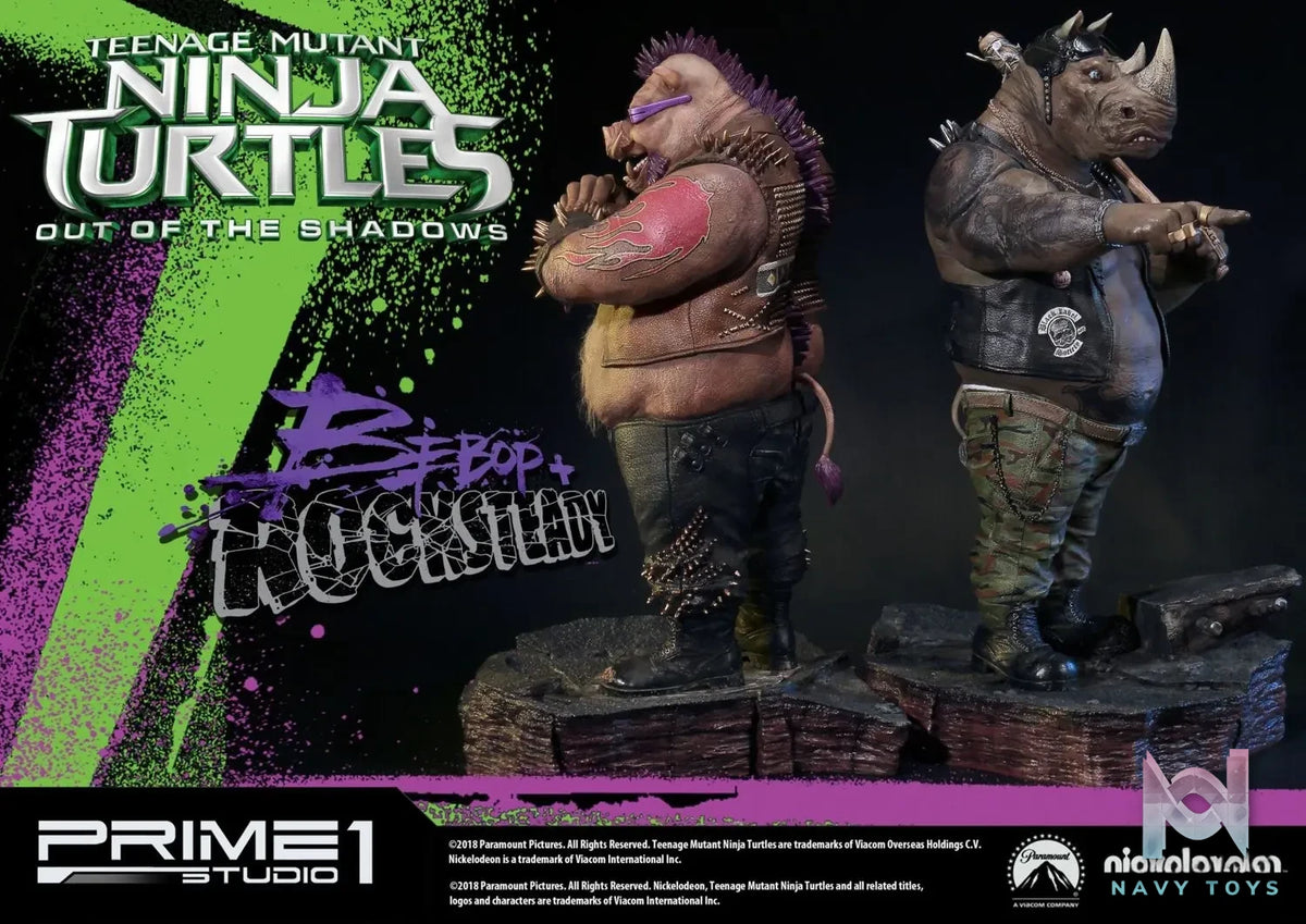 Prime 1 Studio – Premium Masterline Teenage Mutant Ninja Turtles: Out of the Shadows (Film) Bebop & Rocksteady EX Set PMTMNT-EX01 (Licensed)