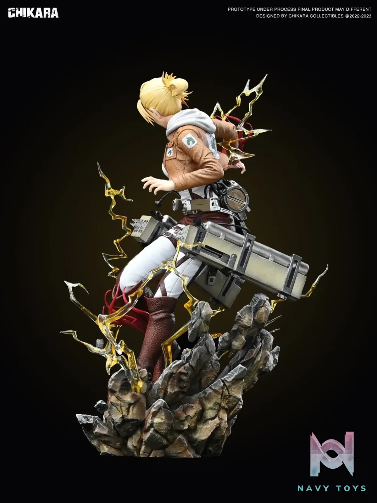 CHIKARA Studio - Attack on Titan Annie Leonhart resin statue Navy Toys anime figure