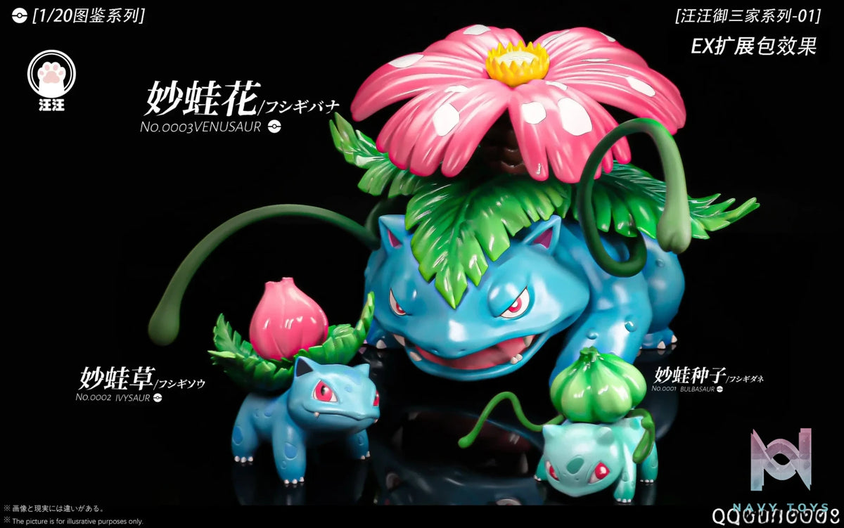 WangWang Studio – Pokémon Venusaur Evolution Set