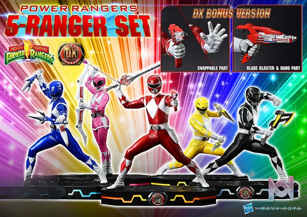Prime 1 Studio – Premium Masterline Mighty Morphin Power Rangers Power Rangers 5-Ranger Set PMPWR-01 PMPWR-01DX PMPWR-01DXS (Licensed)