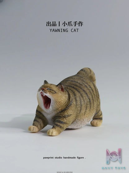 Pawprint Studio X Double One – 8cm Yawning Cat Figure (Licensed)