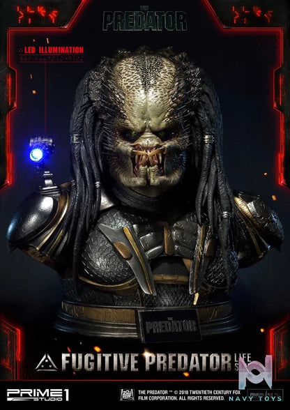 Prime 1 Studio – Life Size Bust The Predator (Film) Fugitive Predator LSTPR-01 LSTPR-01DX (Licensed)