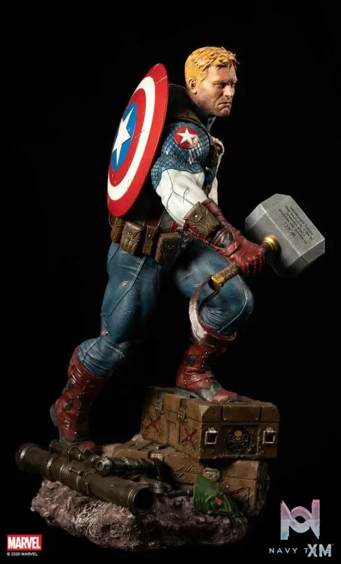XM Studio – Ultimate Captain America 1/4 Scale Premium Collectible Statue Marvel (Licensed)