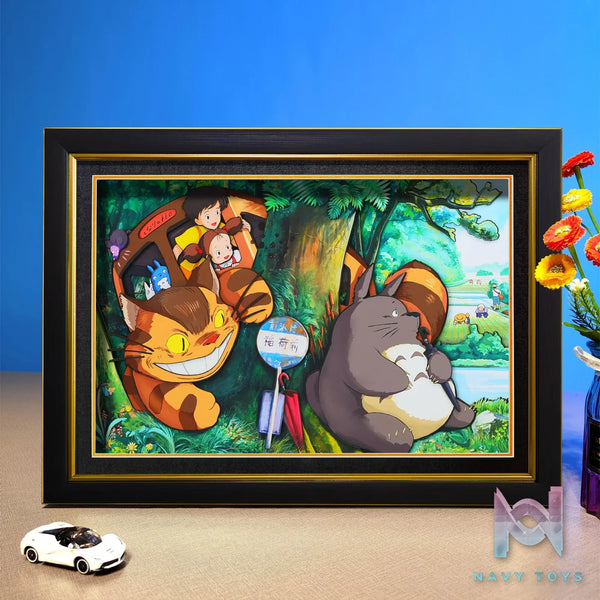 Yu Zhi Jiang Studio – Hayao Miyazaki Works Collection Series #7 3D Decorative Painting