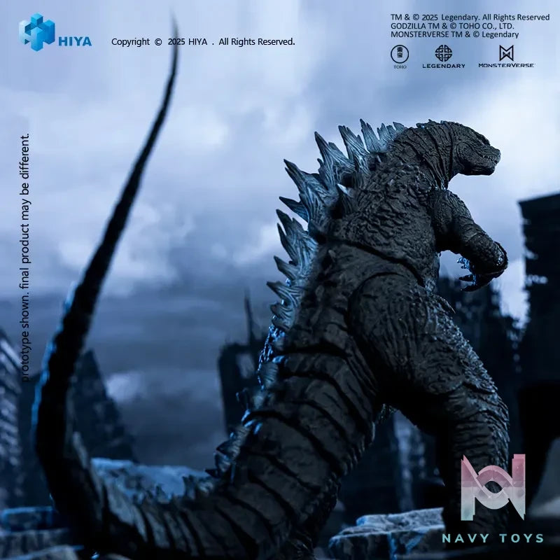 HIYA Toys – 16cm “Godzilla 2014” – Super Movable Heat Ray Godzilla Translucent Ver EBG0079 (Licensed)