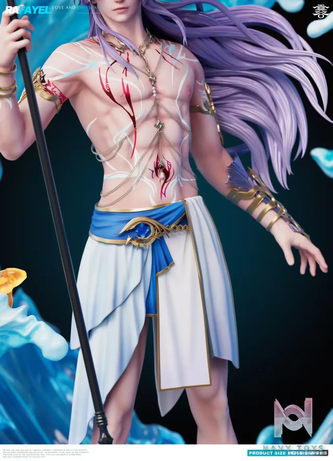 Yun Gu Studio – Love and Deepspace 1/6 Statue Mermaid Rafayel