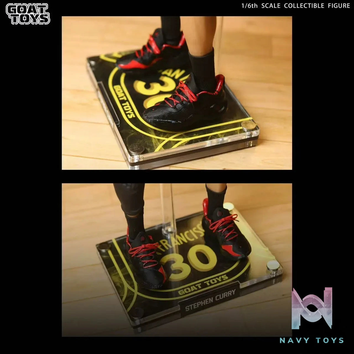 Goat Toys studio – NBA 1/6 Stephen Curry GSW City Edition GT Fine Coating Set Double Head Set