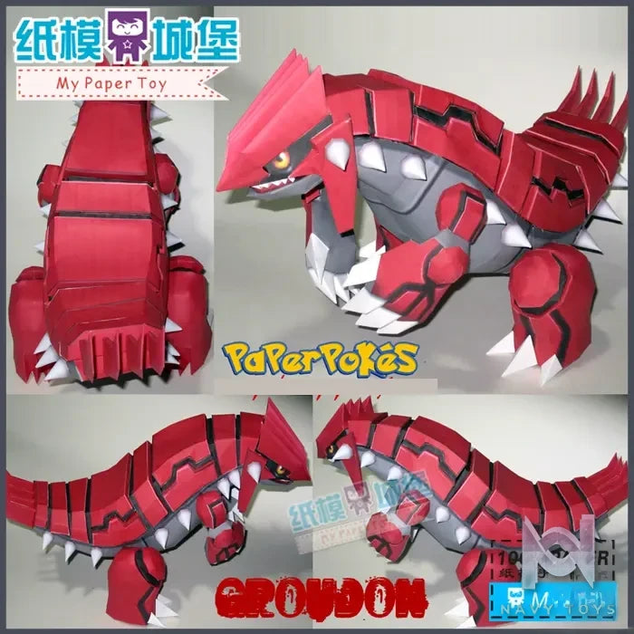 Qian Zhi Lu Studio – Pokémon series 3D Paper Model DIY