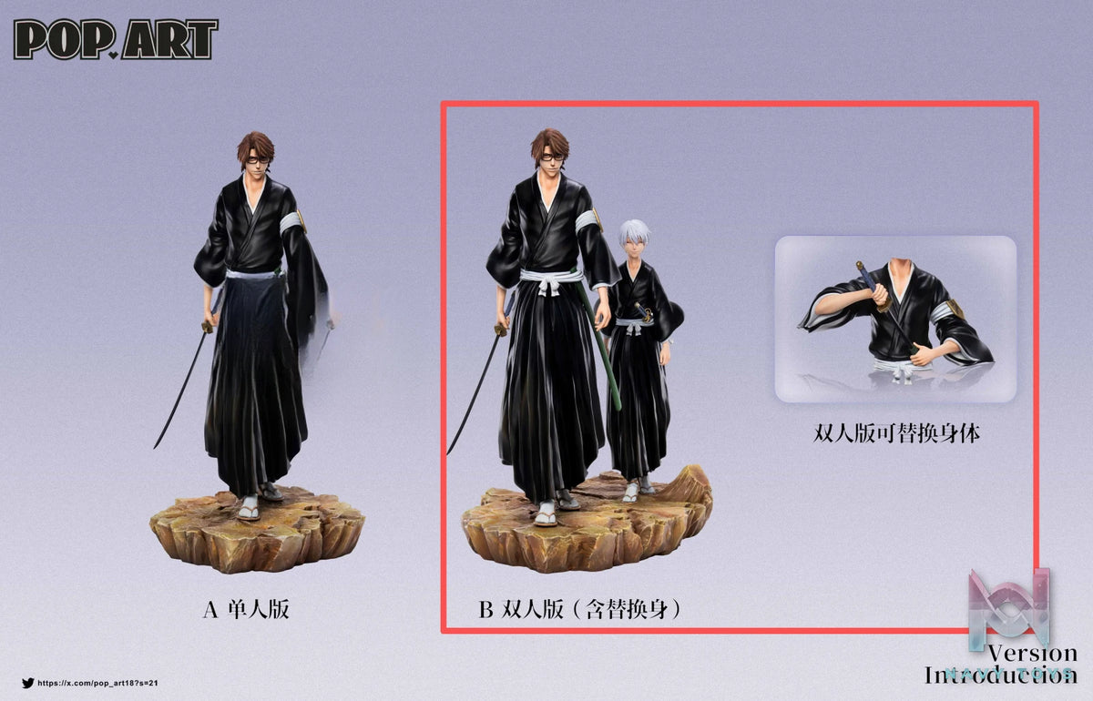 POP.ART Studio – Sousuke Aizen X Gin Ichimaru Bleach