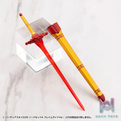 Kotobukiya – M.S.G Modeling Support Goods Virtuous Style09 X Style10 Sword Set A X B Flamerite Ver. (Licensed)