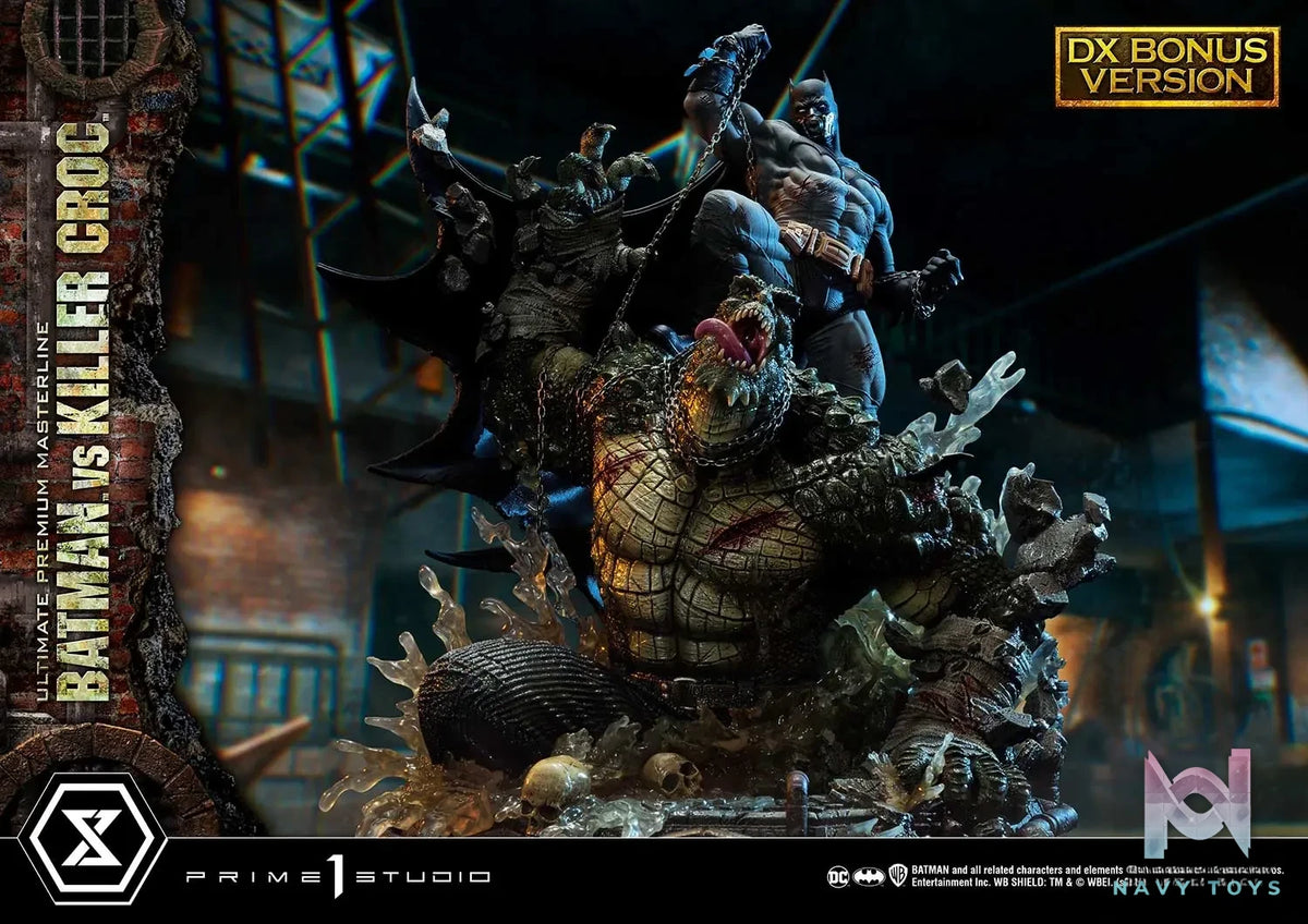 Prime 1 Studio – Ultimate Premium Masterline Batman (Comics) Batman Versus Killer Croc UPMDC-07 UPMDC-07DX UPMDC-07DXS (Licensed)
