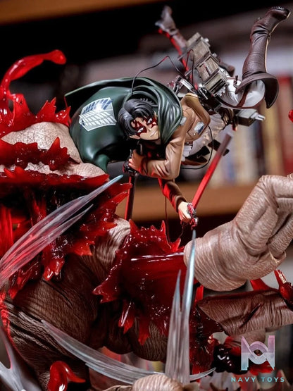 Levi Ackerman - Attack on Titan - Kitsune Statue resin statue Kitsune Statue Studio anime figure