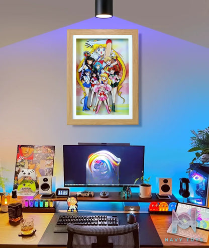 KALA HOME Studio – Sailor Moon Multiple Characters #03 3D Decorative Painting Sailor Moon