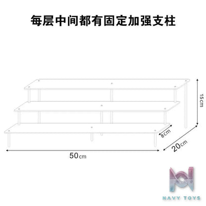 Showcase Factory – Acrylic Stair Display Stand for Nendoroids Blind Boxes Mini Figures