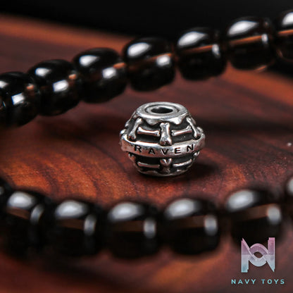 Raven Studio (silver jewelry) – Original Exclusive Spirit Bone Drum Bead Top & Spacer Beads Original