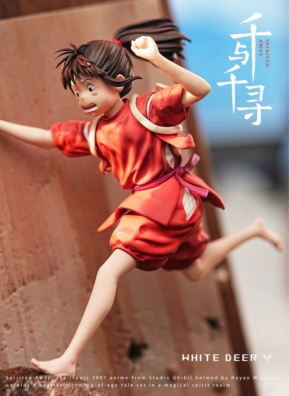 Chihiro - Spirited Away - White Deer Studio resin statue white Hole Studio anime figure