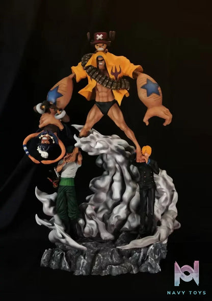 Mo Wang Studio – One Piece Super Pirate Six God Chopper & Zoro & Sanji & Franky & Usopp