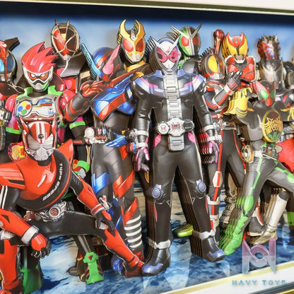 KALA HOME Studio – Kamen Rider Multiple Characters #01 3D Decorative Painting Kamen Rider