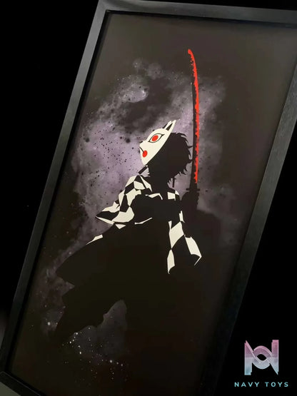 Mystery Gallery Studio – Demon Slayer Light guide conversion Tanjiro Kamado decorative painting