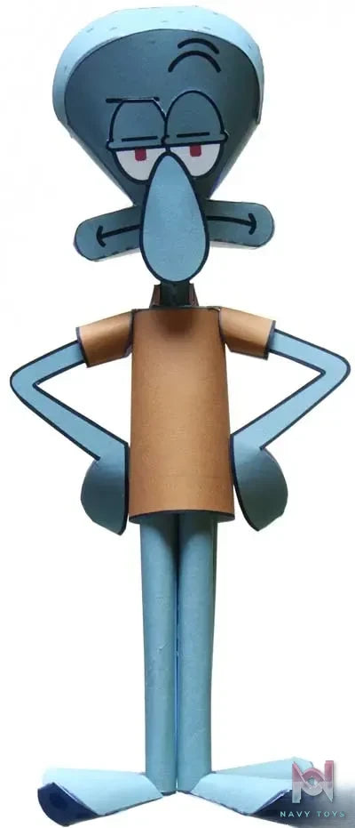Qian Zhi Lu Studio – Bikini Bottom series 3D Paper Model DIY SpongeBob SquarePants