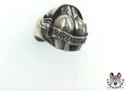 Raven Studio (silver jewelry) – Original Erotic Series “One Butt Silver” Couple Rings Eagle Head Ring Original