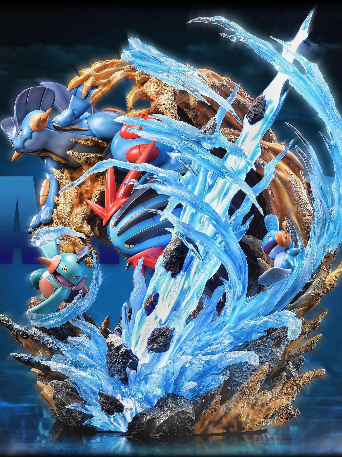 Swampert Family - Pokemon - Fantasy Studio resin statue Fantasy Studio anime figure