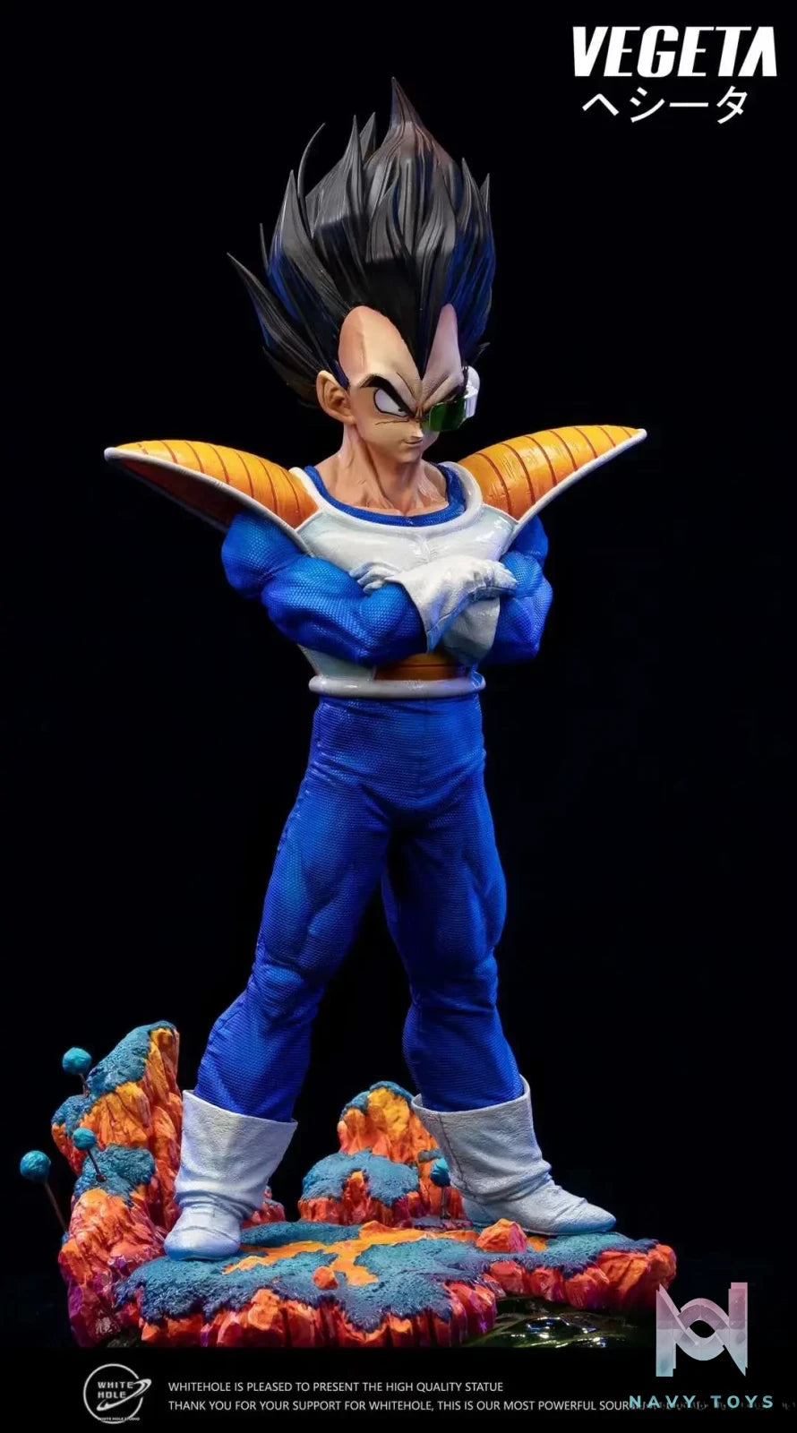 White Hole Studio – Dragon Ball Proud Saiyan Prince Shoulder Armor Battle Suit Vegeta