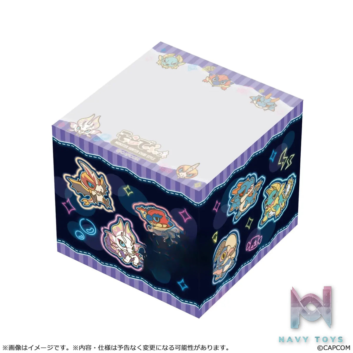 CAPCOM Studio – Monster Hunter MonDefo Tote Bag X Block Memo X Pouch Neon Theme (Licensed)